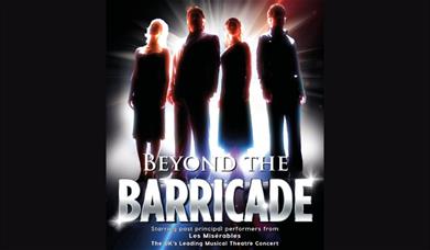 A poster for the show featuring four back-lit people