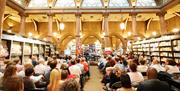 Bradford Literature Festival event at the Wool Exchange.