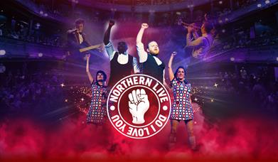 A poster advertising the concert