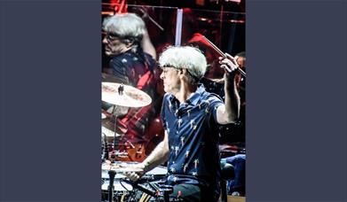 A picture of musician Stewart Copeland