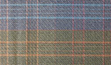 Closeup of Woven Through Time: Bradford’s Textile Industry.