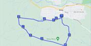 The Length And Breadth Of Ilkley Moor Route Map